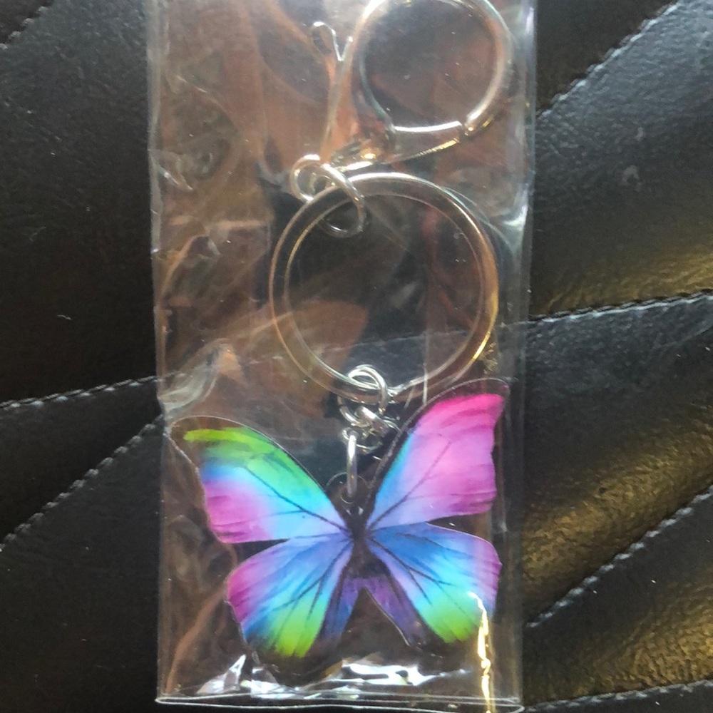 Brand New Butterfly Keychain